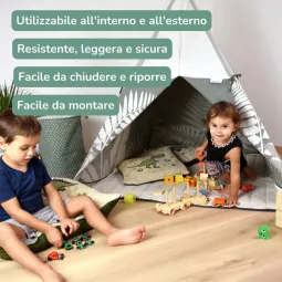 Dino - Set Tenda indiano Teepee