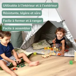 Dino - Set Tenda indiano Teepee