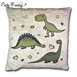 Housse de Coussin Pouf CHAMBRE D’ENFANT  dinosaure