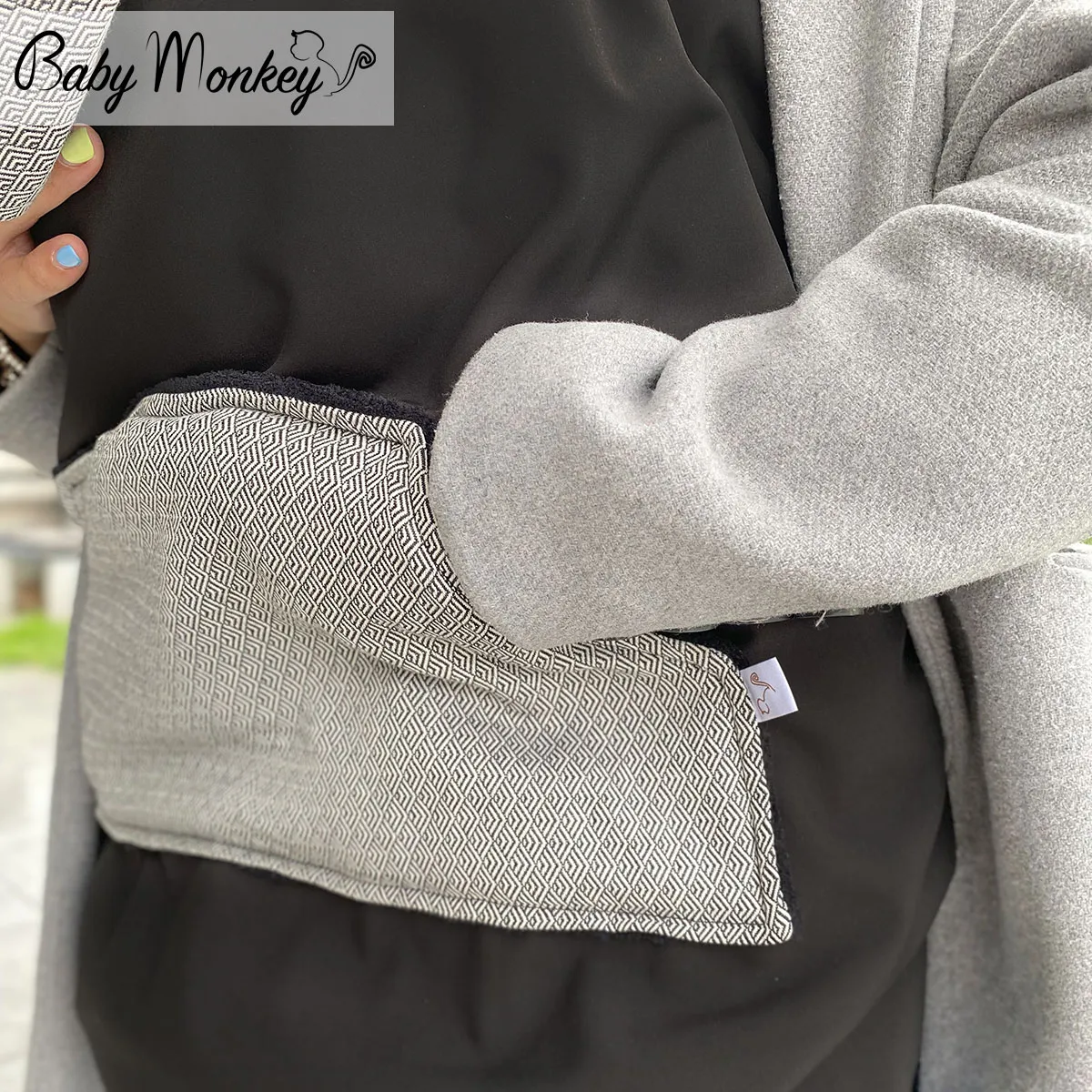 Cover Babywearing invernale - Verde/Willow