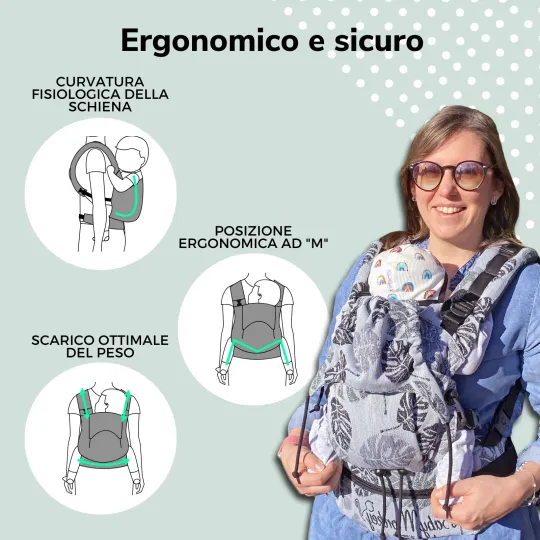 Rainforest | Regolo Ergonomic Baby Carrier