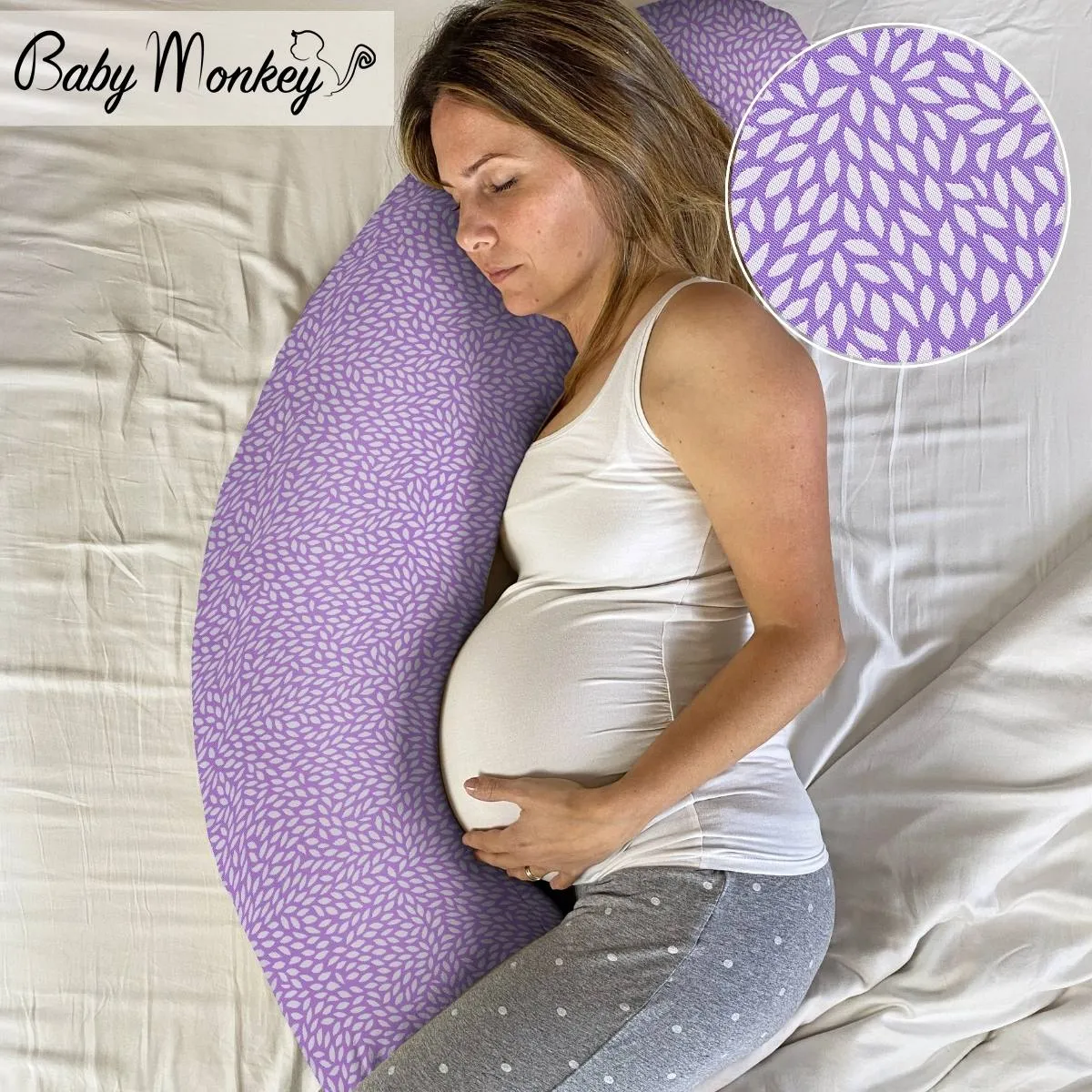 Cuscino gravidanza per dormire, allattare e mal di schiena Made in