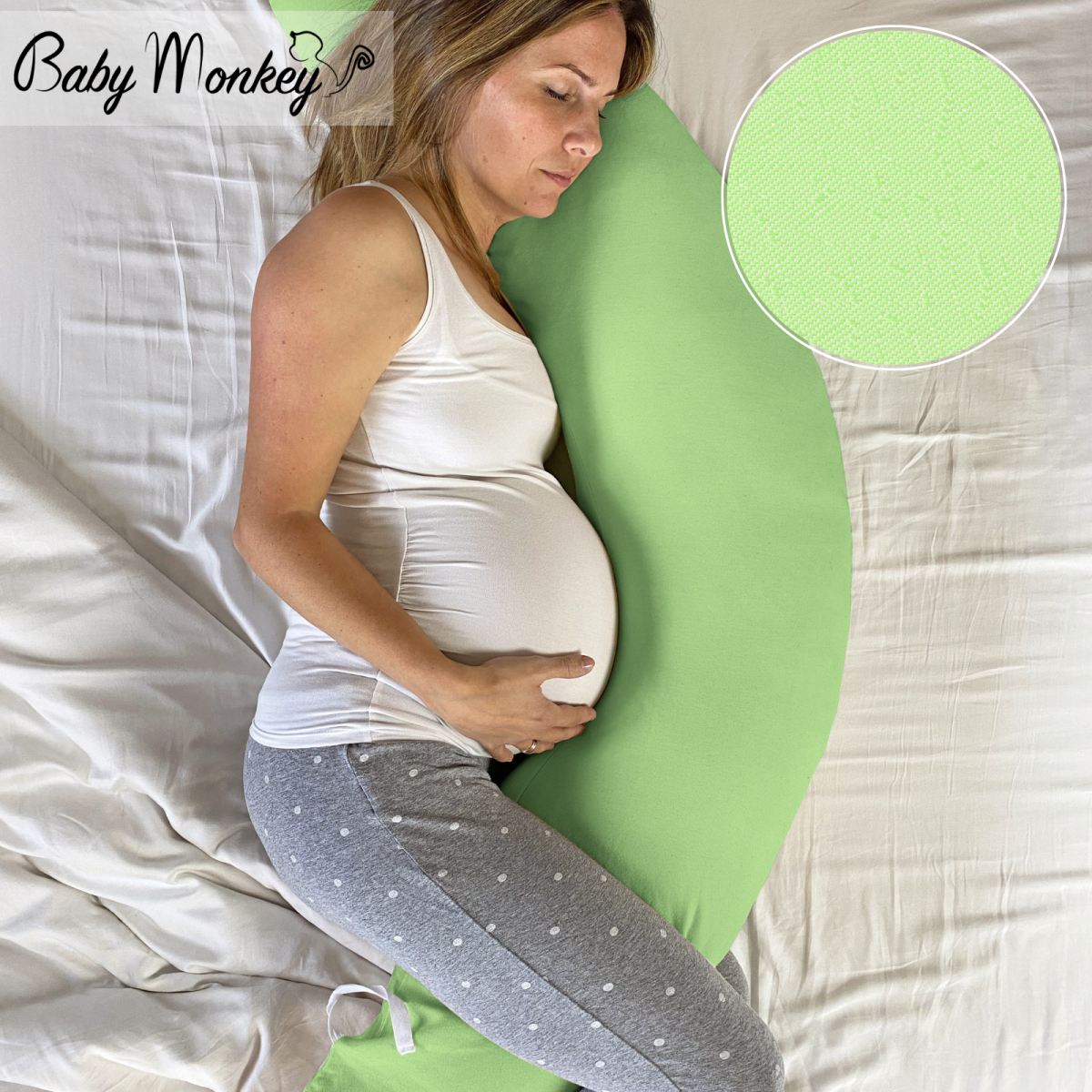 Pregnancy & Nursing Pillow - Light green