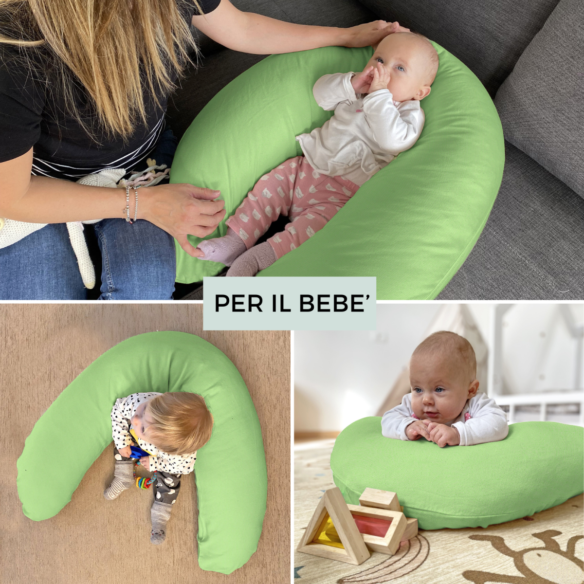 Pregnancy & Nursing Pillow - Light green