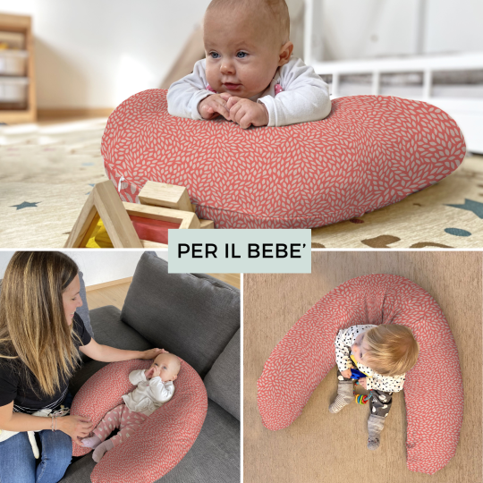 Pregnancy & Nursing Pillow - Willow red