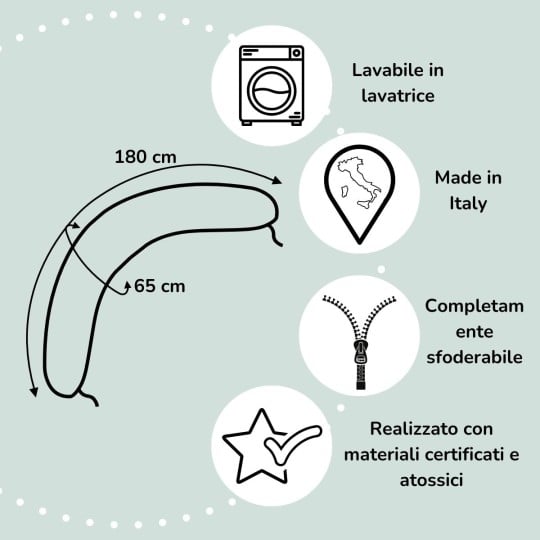 Cojin Lactancia y Embarazo - Marrón