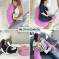 Cuscino Gravidanza e Allattamento - Willow Fucsia