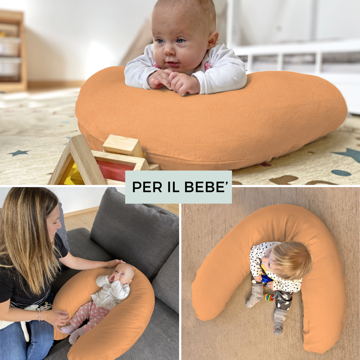 Pregnancy & Nursing Pillow -  Orange