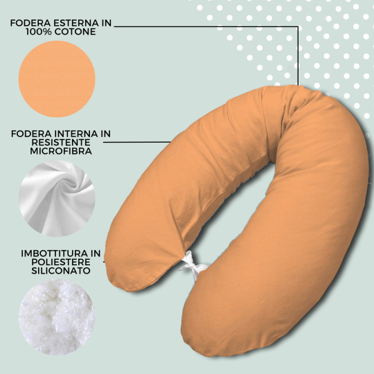 Pregnancy & Nursing Pillow -  Orange