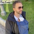 Cover Babywearing Mezza Stagione - Nero