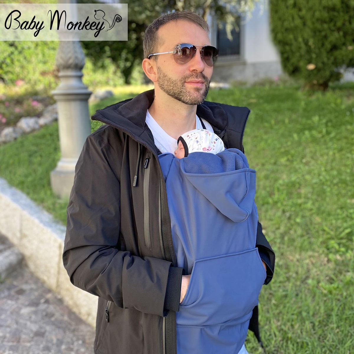 Cover Babywearing Mezza Stagione - Nero