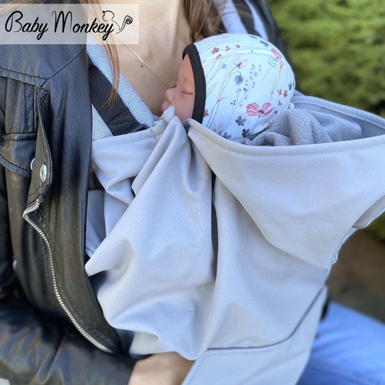 Cover Babywearing Mezza Stagione - Nero