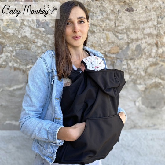 Cover Babywearing Mezza Stagione - Nero