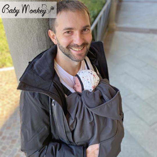 Winter Cover Babywearing - Green/Willow