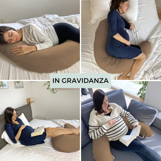 Pregnancy & Nursing Pillow - Brown