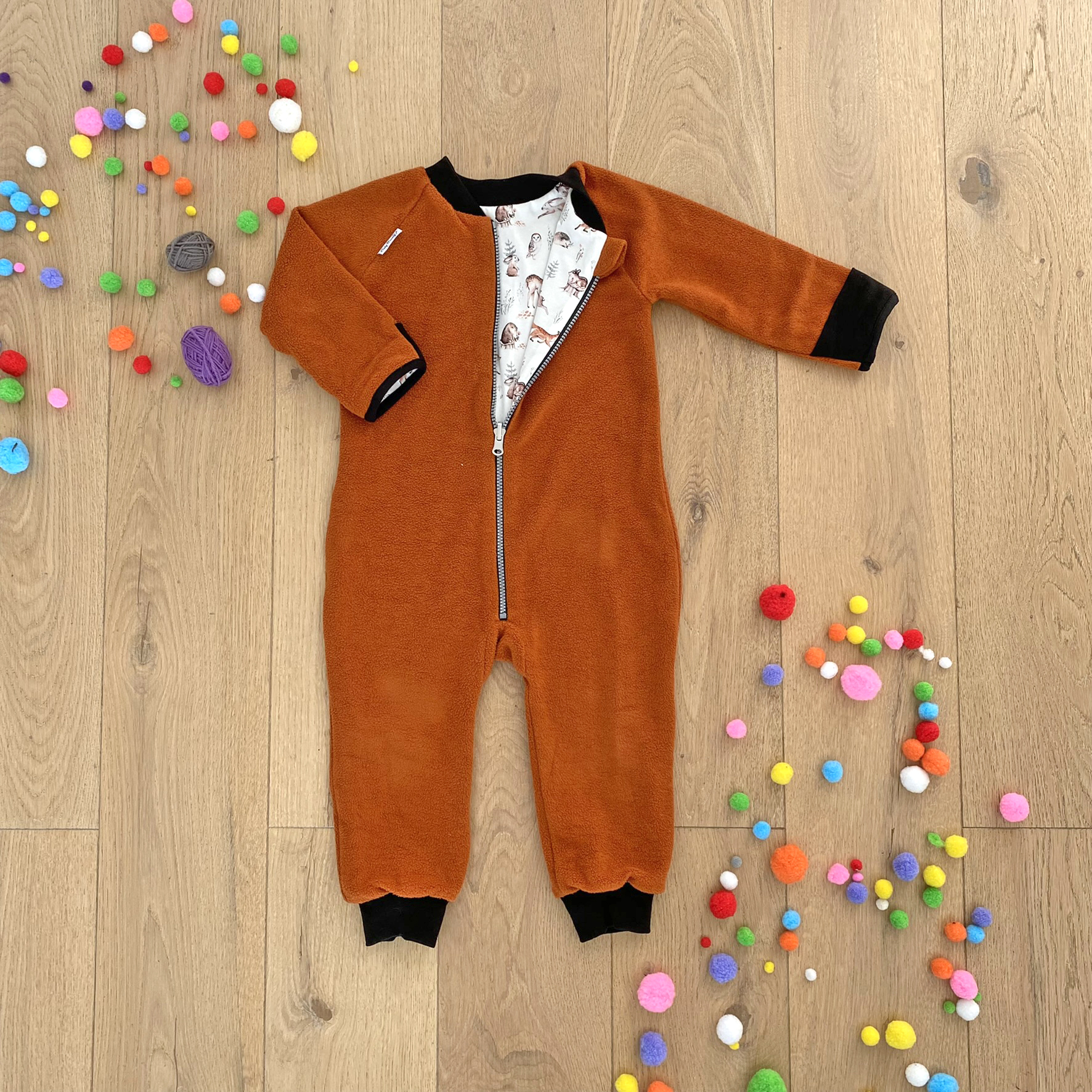 Baby fleece cotton suit