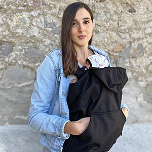 Cover babywearing morbida e calda